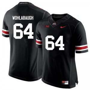 Men's Ohio State Buckeyes #64 Jack Wohlabaugh Black Nike NCAA College Football Jersey Hot Sale GZI8544QC